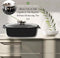 Royalty Line® ACR34M Braadpan Inductie - 6.5 Liter / Ø 34 cm Braadslede - Pan Voor Alle Warmtebronnen - Antiaanbaklaag - Oven Vrij - Pannen Met Aromaknop - Zwart