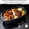 Royalty Line® ACR34M Braadpan Inductie - 6.5 Liter / Ø 34 cm Braadslede - Pan Voor Alle Warmtebronnen - Antiaanbaklaag - Oven Vrij - Pannen Met Aromaknop - Zwart
