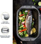 Royalty Line® ACR34M Braadpan Inductie - 6.5 Liter / Ø 34 cm Braadslede - Pan Voor Alle Warmtebronnen - Antiaanbaklaag - Oven Vrij - Pannen Met Aromaknop - Zwart