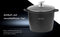Royalty Line® AD24M Soeppan Inductie - Ø 24 cm / 7 Liter Braadpan - Kookpan Met Glazen Deksel - Pan Voor Alle Warmtebronnen - Antiaanbaklaag - Zwart