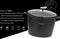 Royalty Line® AD24M Soeppan Inductie - Ø 24 cm / 7 Liter Braadpan - Kookpan Met Glazen Deksel - Pan Voor Alle Warmtebronnen - Antiaanbaklaag - Zwart