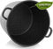 Royalty Line® AD24M Soeppan Inductie - Ø 24 cm / 7 Liter Braadpan - Kookpan Met Glazen Deksel - Pan Voor Alle Warmtebronnen - Antiaanbaklaag - Zwart