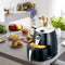 Royalty Line ® AF-3.1 Airfryer - Heteluchtfriteuse XL - Airfryer XL - 3 Liter - Geschikt Voor 800 Gram Friet - 1400W - Zwart