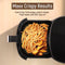 Royalty Line® AF5605D Digital Airfryer - 3.5 Liter Heteluchtfriteuse - 1200W Airfryers - Geschikt Voor 1000 Gr. Friet - Zwart