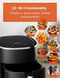 Royalty Line® AF5605D Digital Airfryer - 3.5 Liter Heteluchtfriteuse - 1200W Airfryers - Geschikt Voor 1000 Gr. Friet - Zwart