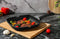 Royalty Line® AG28M Grillpan Inductie - Ø 28 cm - Antiaanbaklaag - Grill Pan Voor Alle Warmtebronnen - Zwart