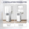 Royalty Line Airco - Mobiele Airco - 9000 BTU - Airconditioner - 3 in 1 Functie - 2600W Met Raamafdichtingskit - Energie Klasse A - Voor Ruimte tot 80 m³ - Temperatuurinstelling van 16⁰C tot 31⁰C - Wit