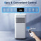 Royalty Line Airco - Mobiele Airco - 9000 BTU - Airconditioner - 3 in 1 Functie - 2600W Met Raamafdichtingskit - Energie Klasse A - Voor Ruimte tot 80 m³ - Temperatuurinstelling van 16⁰C tot 31⁰C - Wit