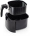 Royalty Line Airfryer - 1400W - 3 Liter - 1000gr - Heteluchtfriteuse - Extra knapperig resultaat zonder olie - Zwart