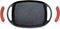 Royalty Line® ATG47M Grillplaat Inductie - 29 x 47 cm Plancha - Grillpan Inductie Voor Alle Warmtebronnen - Oven Vrij - Met Afneembare Handvatten - Zwart