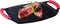 Royalty Line® ATG47M Grillplaat Inductie - 29 x 47 cm Plancha - Grillpan Inductie Voor Alle Warmtebronnen - Oven Vrij - Met Afneembare Handvatten - Zwart