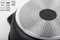 Royalty Line® BS30M Braadpan Inductie - Bakpan - Soeppan - Ø 30 cm - 7 Liter Kookpan Met Glazen Deksel - Antiaanbaklaag - Aluminium - Zwart