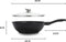 Royalty Line® BW28M Wokpan Inductie - Ø 28 cm / 3.7 Liter - Wokpannen Voor Alle Warmtebronnen - Antiaanbaklaag - Wok met Deksel - Zwart