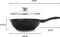 Royalty Line® BW30M Wokpan Inductie - Ø 30 cm / 4.4 Liter - Wokpannen Voor Alle Warmtebronnen - Antiaanbaklaag - Wok met Deksel - Zwart