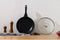 Royalty Line® BW30M Wokpan Inductie - Ø 30 cm / 4.4 Liter - Wokpannen Voor Alle Warmtebronnen - Antiaanbaklaag - Wok met Deksel - Zwart