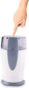 Royalty Line® CG150 Elektrische koffiemolen - One touch Bediening - 50gr. Koffiemolen Electrisch - Kruide,molen - Coffee Grinder - 150W - Wit