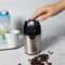 Royalty Line® CGE200 Elektrische Koffiemolen - 200W - Koffiebonen Maler - 70gr Bonenmaler met RVS Messen - BPA Vrij Coffee Grinder - Kruidenmolen Voor Kruiden, Noten & Specerijen - RVS / Zwart