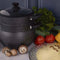 Royalty Line® CP6L Stoompan Inductie - 6 Liter / Ø20 cm Couscous Pan - Rijst en Groentestomer - Soeppan Inductie Voor Alle Warmtebronnen - Couscoussier - Zwart