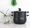 Royalty Line® CP6L Stoompan Inductie - 6 Liter / Ø20 cm Couscous Pan - Rijst en Groentestomer - Soeppan Inductie Voor Alle Warmtebronnen - Couscoussier - Zwart