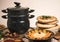 Royalty Line® CP6L Stoompan Inductie - 6 Liter / Ø20 cm Couscous Pan - Rijst en Groentestomer - Soeppan Inductie Voor Alle Warmtebronnen - Couscoussier - Zwart