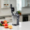 Royalty Line® CPE85 Citruspers Electrisch - Sinaasappelpers Elektrisch - Citrusjuicer Met 2 Perskegels - Citroenpers - RVS / Zwart