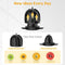 Royalty Line® CPE85 Citruspers Electrisch - Sinaasappelpers Elektrisch - Citrusjuicer Met 2 Perskegels - Citroenpers - RVS / Zwart