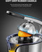 Royalty Line® CPE85 Citruspers Electrisch - Sinaasappelpers Elektrisch - Citrusjuicer Met 2 Perskegels - Citroenpers - RVS / Zwart