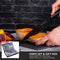 Royalty Line® MB5 Messenset - 6 Delig RVS Messensets - Dunschiller - Koksmessen Set - Keuken Messenset - Keukenset - Broodmes - Vleesmes - Schilmes - Antiaanbaklaag - Zwart