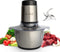 Royalty Line® MCE600 Elektrische Hakmolen - Groentesnijder - 3 Liter Kom XL - Chopper - RVS - 2 Snelheden - 600W - Foodprocessor Met RVS Kom - Mandoline - Hakmolen Elektrisch - RVS