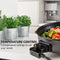 Royalty Line® PP18214 Elektrische Hapjespan met Deksel - Ø42cm Partypan XXL - 1500W Elektrische Pan Men Antiaanbaklaag - Snackpan Met Regelbare Warmteniveaus - Zwart