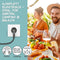 Royalty Line® PP18214 Elektrische Hapjespan met Deksel - Ø42cm Partypan XXL - 1500W Elektrische Pan Men Antiaanbaklaag - Snackpan Met Regelbare Warmteniveaus - Zwart