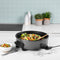 Royalty Line® PP18215 Elektrische Hapjespan XXL - 1500W - Ø42cm - Partypan - Elektrische Pan Met Glazen Deksel en Anti-Aanbaklaag - 5 Regelbare Warmteniveaus - Zwart