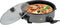 Royalty Line® PP18215 Elektrische Hapjespan XXL - 1500W - Ø42cm - Partypan - Elektrische Pan Met Glazen Deksel en Anti-Aanbaklaag - 5 Regelbare Warmteniveaus - Zwart