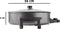 Royalty Line® PP18215 Elektrische Hapjespan XXL - 1500W - Ø42cm - Partypan - Elektrische Pan Met Glazen Deksel en Anti-Aanbaklaag - 5 Regelbare Warmteniveaus - Zwart