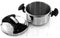 Royalty Line® PS4L Snelkookpan Inductie - 4 Liter / Ø 24cm - Snelkookpannen Voor Alle Warmtebronnen - Pressure Cooker - Instant koken - Eenhandig Mechanisme - RVS