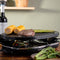 Royalty Line Raclette - Gourmetstel - Gourmetset - Grill Party Gourmetstellen - 1200W - Gourmet Speciaal Crêpegedeelte Met Anti-Aanbaklaag - Oval Grill - Gourmetstel 8 Personen - Zwart