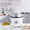 Royalty Line® RC18 Rijstkoker Met Stomer - 1.8 Liter Rice Cooker - RVS Stoommand - PFAS Vrij - Onderdelen Vaatwasserbestendig - Warmhoudfunctie - Wit