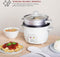 Royalty Line® RC18 Rijstkoker Met Stomer - 1.8 Liter Rice Cooker - RVS Stoommand - PFAS Vrij - Onderdelen Vaatwasserbestendig - Warmhoudfunctie - Wit