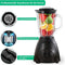 Royalty Line® SME600 Blender - Blender Smoothie Met Koffiemolen - 800W - 1.5 Liter - 3 Snelheden - Smoothie Maker Met Glazen Kan - Blender To Go - Zwart