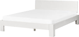 ROYAN - Tweepersoonsbed - Wit - 160 x 200 cm - Dennenhout