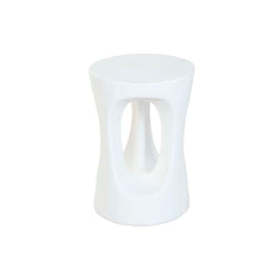 Bijzettafel Home ESPRIT Wit 35,5 x 35,5 x 51 cm