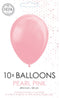 Roze ballonnen metallic | 10 stuks