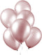 Roze ballonnen metallic | 10 stuks