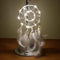 Roze dromenvanger - LED verlichting Warm white op batterijen - 15 cm - Kaemingk