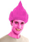 Roze troll pruik voor volwassenen - Verkleedpruik