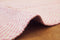 Roze vloerkleed - 160x230 cm - Symmetrisch patroon - Modern