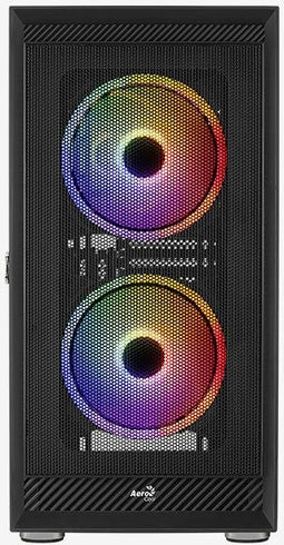 Aerocool Graphite V2 - Midi-Tower - 3x RGB fans - zwart