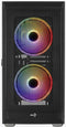 Aerocool Graphite V2 - Midi-Tower - 3x RGB fans - zwart