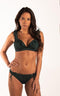 Beachlife Rich Green Ruffle bikinitop - Voorgevormd met beugel - Verstelbare schouderbandjes - Groen