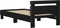 vidaXL - Bedframe - met - hoofdbord - en - LED-verlichting - zwart - 75x190 - cm